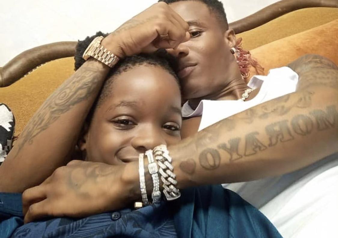 Fans react to Wizkid's son's Rap and Dance