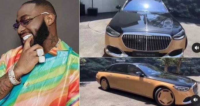 Davido receives his 2023 Mercedes-Maybach worth ₦340M in Lagos