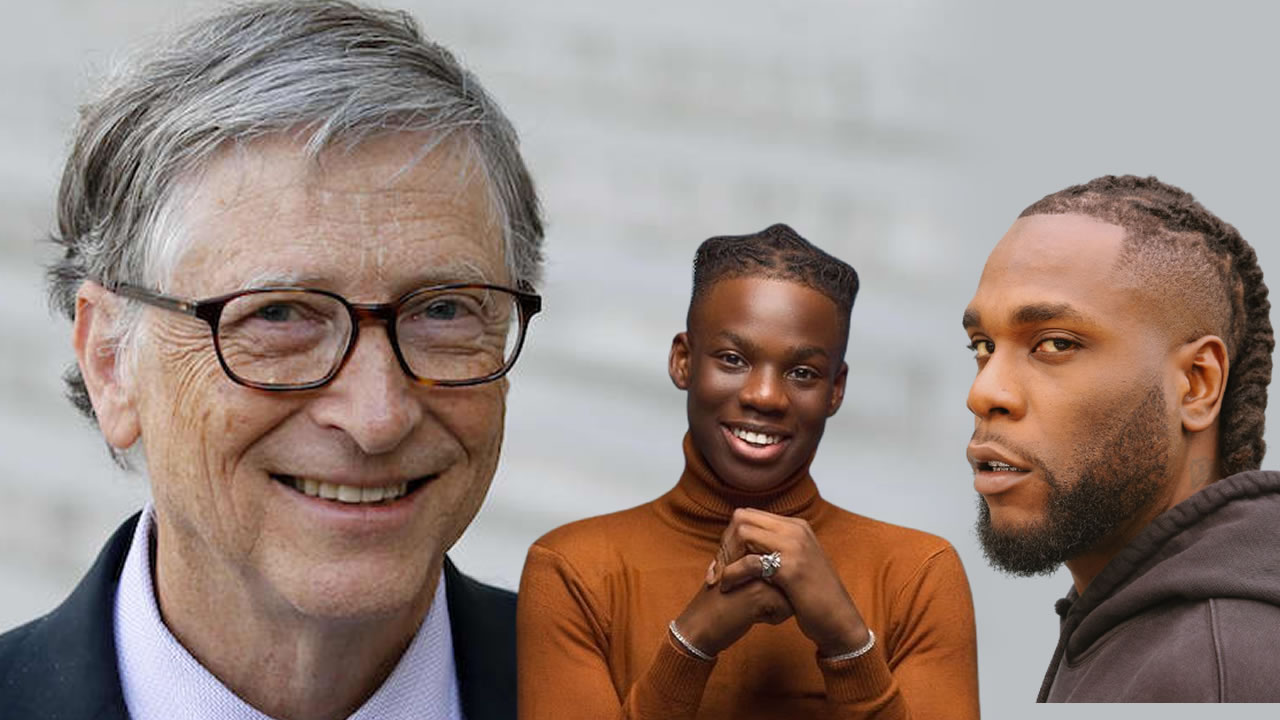 Bill Gates says he discovered Burna Rema through his daughter