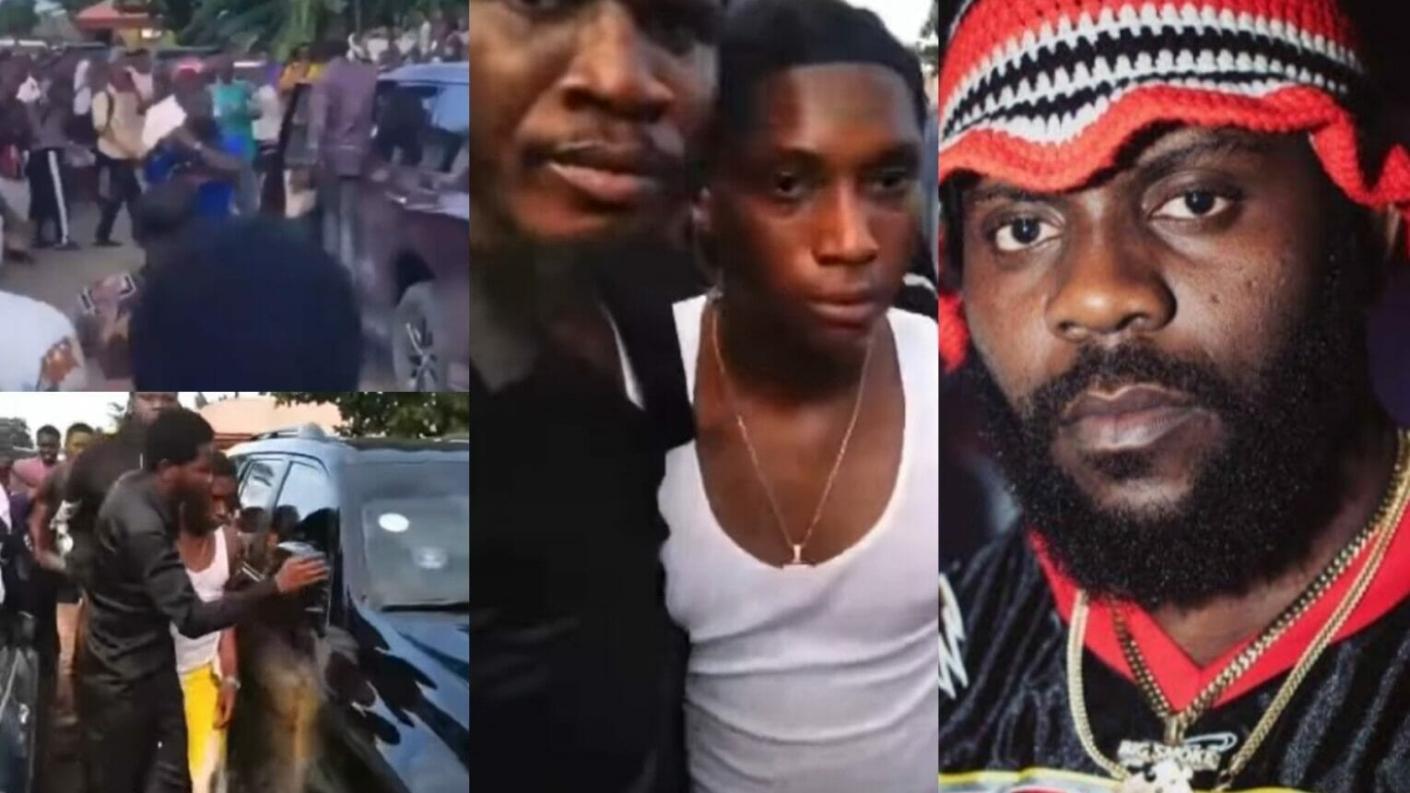 Odumodublvck chased by cultists as Bella Shmurda reportedly got assaulted in LASU