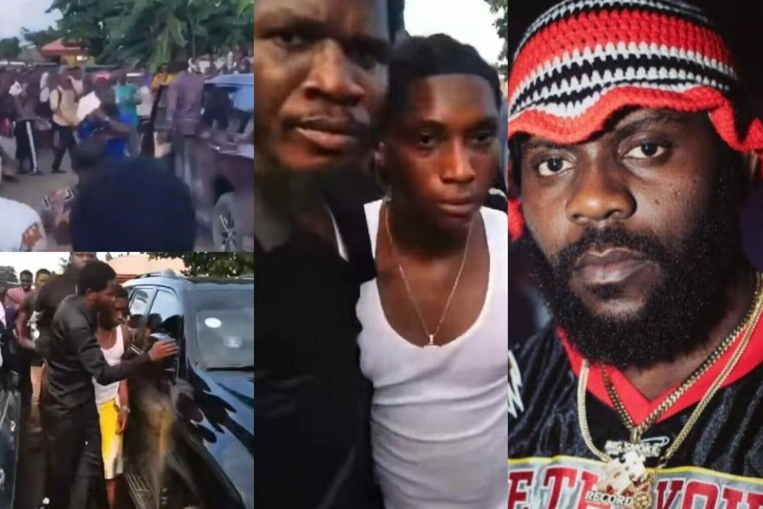 Odumodublvck chased by cultists as Bella Shmurda reportedly got assaulted in LASU