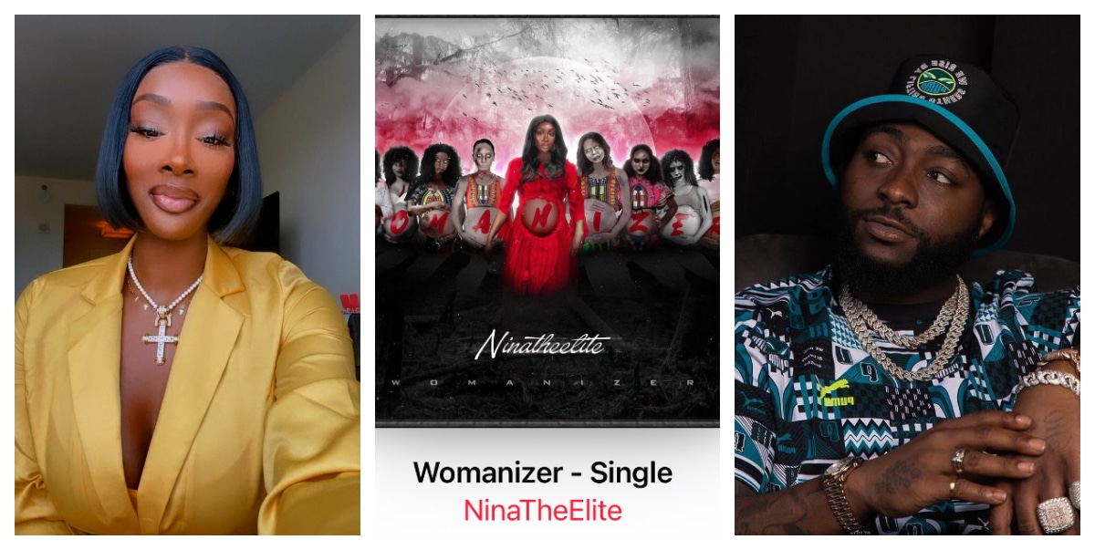 Davido’s alleged side chic Anita Brown drops diss song titled ‘Womanizer’