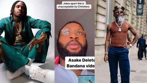 Logos Olori Reacts as Christians Also Tell His Brother Asake to Delete Bandana Music Video