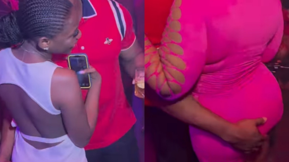 Lagos Socialite: Pretty Mike spotted grabbing and caressing women's butts in a club (video)