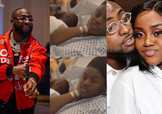 “Stop circulating old pictures”- Davido warns amid reports of welcoming twins with wife