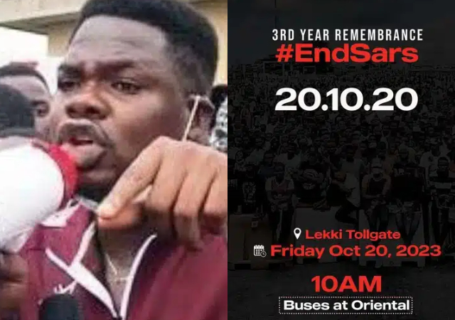 #EndSars: “3 Years now, we will never forget” – Mr. Macaroni set for peaceful walk at Lekki Toll Gate