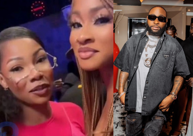 Davido likes tweet mocking Tacha for having singer’s tattoo on her chest while supporting Phyna