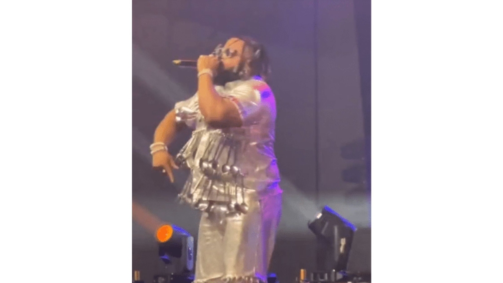 BBN Star, Whitemoney Stuns Many As He Rocks Silver-spoon Design Outfit To An Event