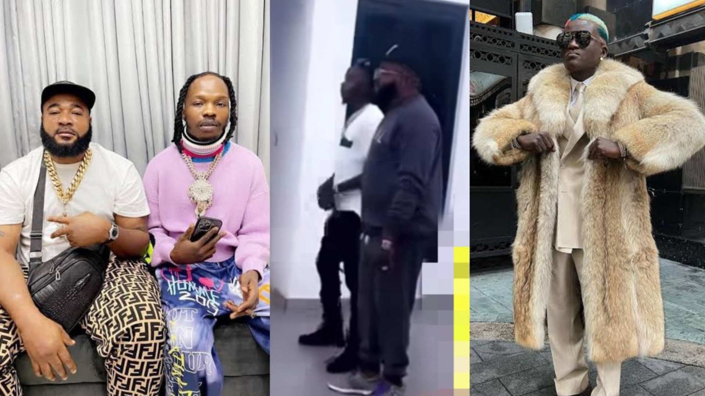 Reactions as Naira Marley and Sam Larry Were Spotted Vibing to Portable's Diss Track About Them