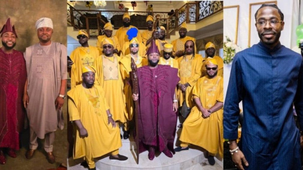 CHIVIDO24 Israel DMW Covers Face Of Davido’s Former Lawyer In Groomsmen Photo