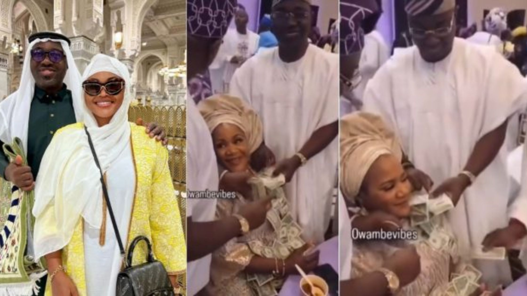 Juju Don Dey Clear Small Small!Reactions As Mercy Aigbe Husband,Adeoti Reunites With First Wife