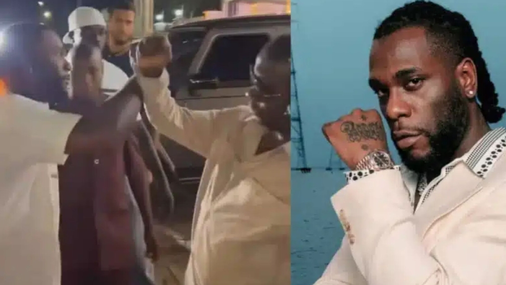 Raised Brows Over Burna Boy’s Special Handshake With Friend