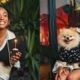 DJ Cuppy marks 32nd birthday with her dogs (Photos)