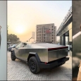 Burna Boy gifts his PA, King Manny Tesla Cyber truck