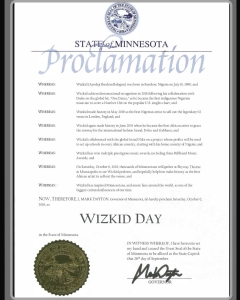 Minnesota Wizkid Day