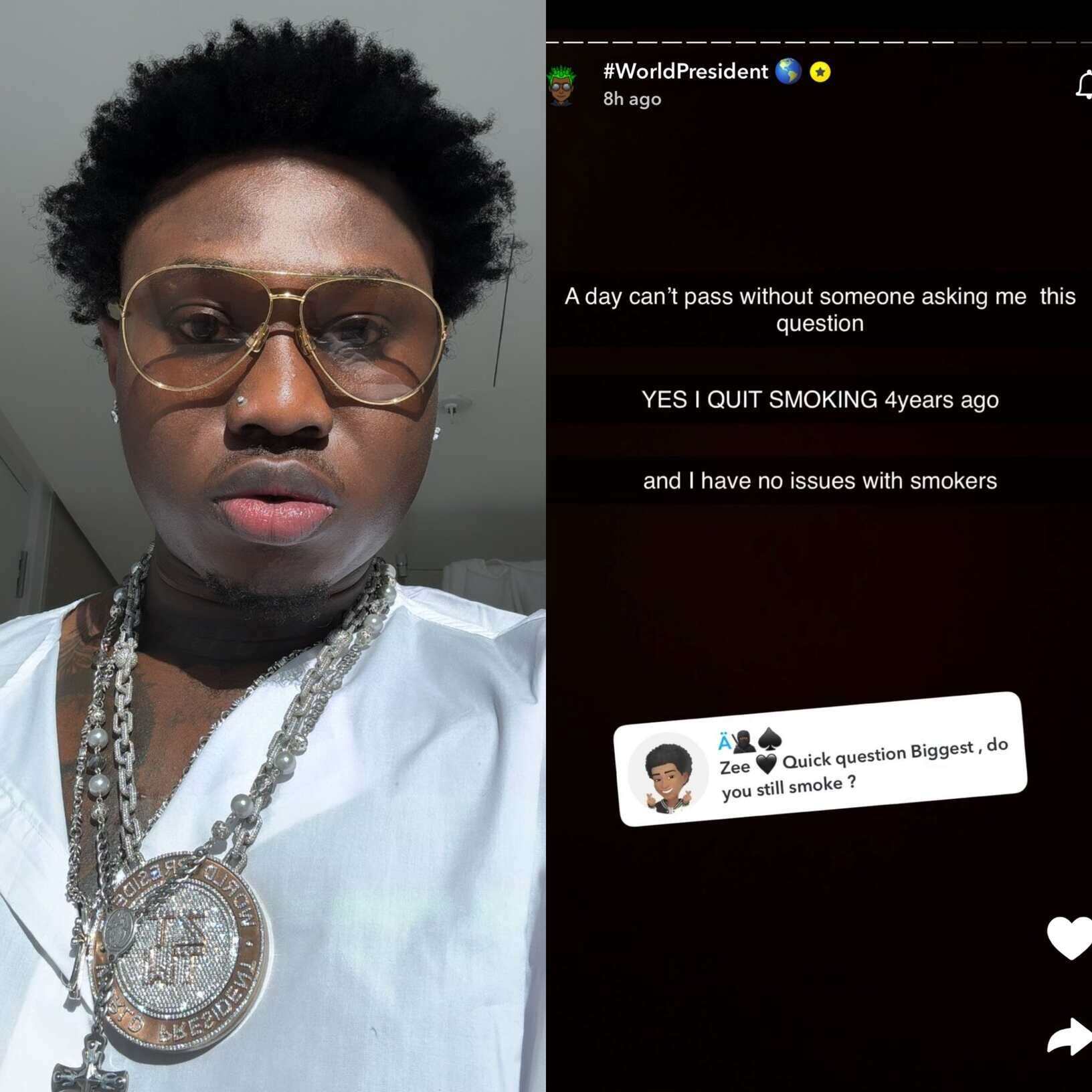 zlatan ibile smoking