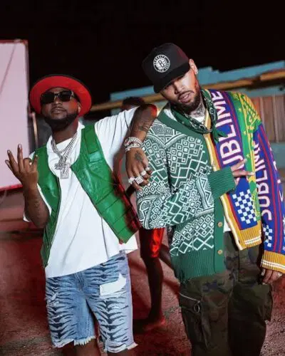 davido-chris-brown-paris-link-up