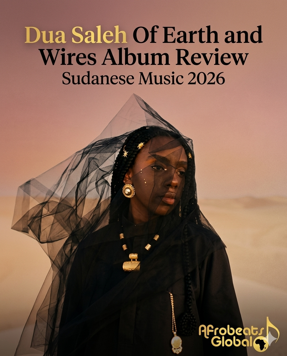Dua Saley is standing in the desert for her 'Of Earth and wires album cover'