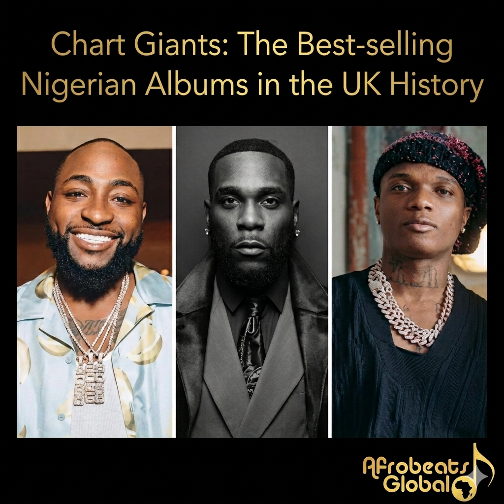 An Instagram-sized graphic with three vertical panels featuring Davido, Burna Boy, and Wizkid.