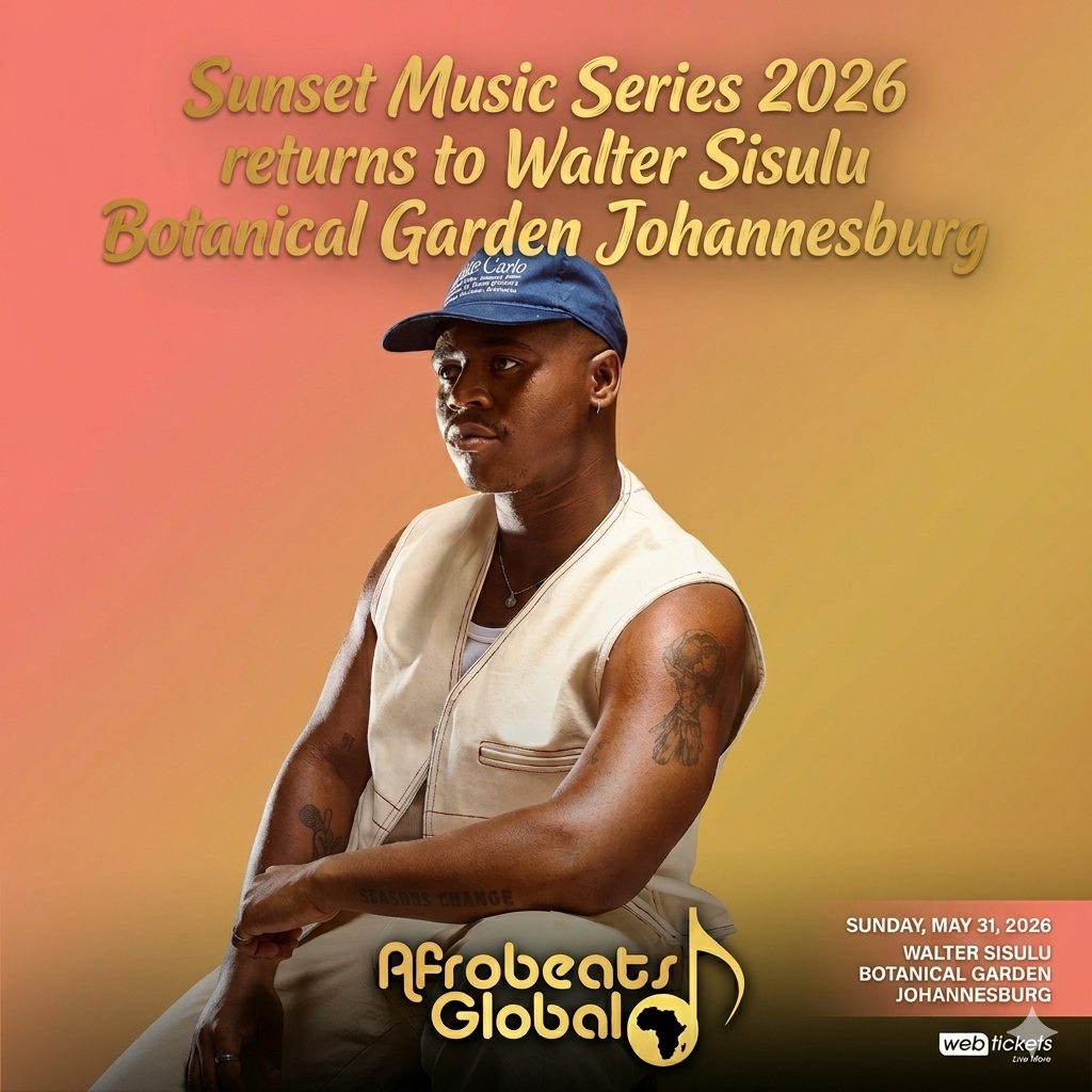 Lloyiso will perform at Sunset Music Series Walter Sisulu Botanical Garden 2026