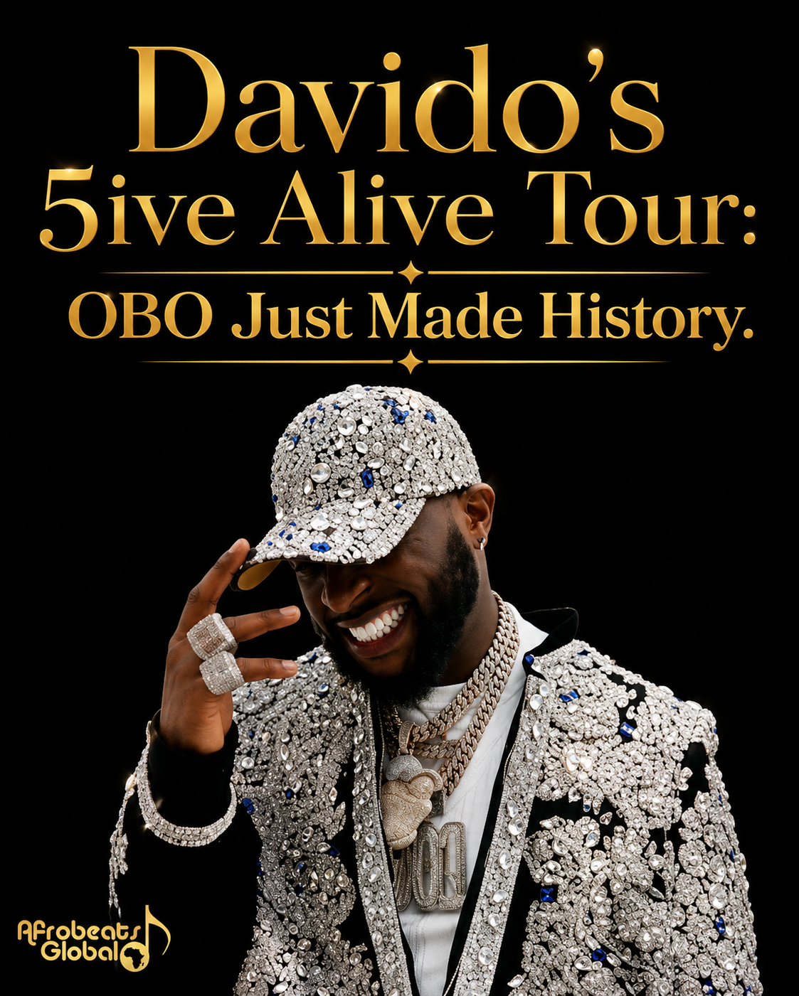 Davido 5ive Alive Tour crowd at sold-out arena
