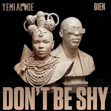 Yemi Alade and Bien collaboration cover art for Don't Be Shy