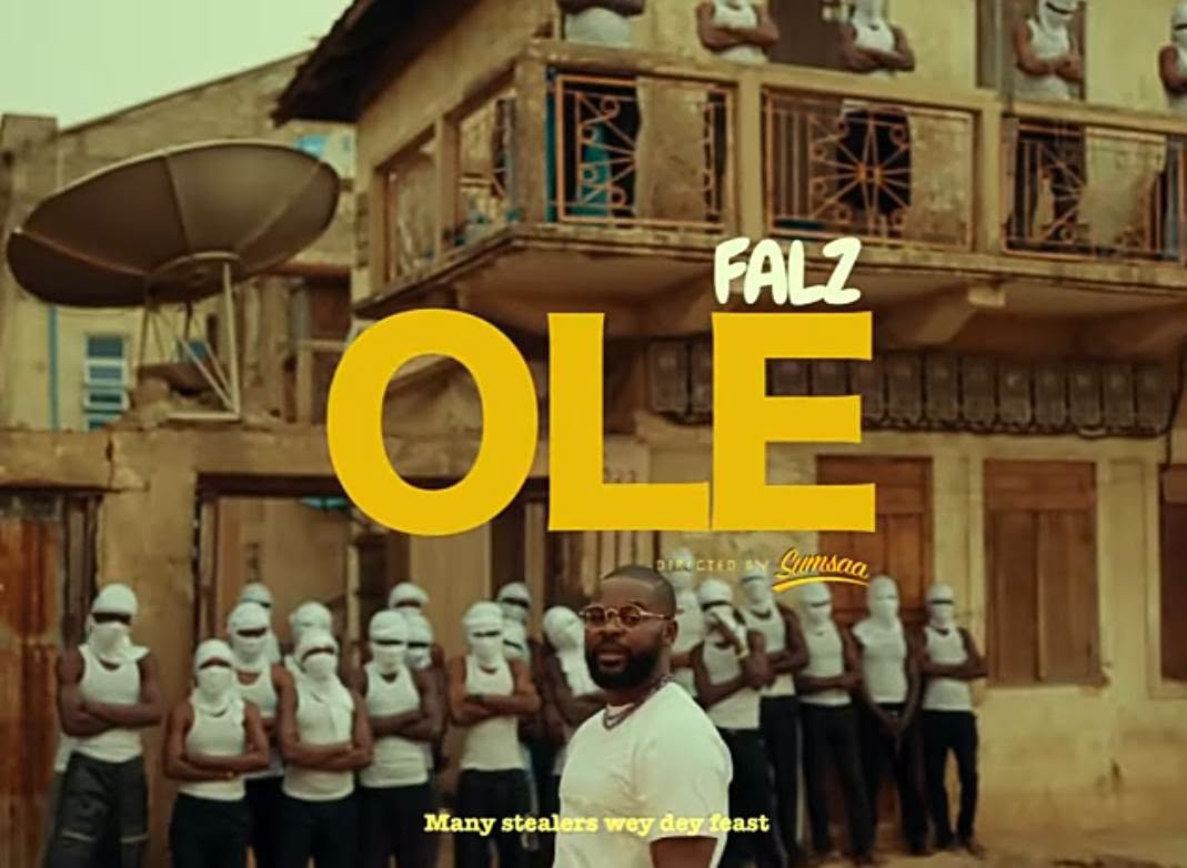 Falz performing Ole in Music Video as part of the Break Time EP political commentary 2026