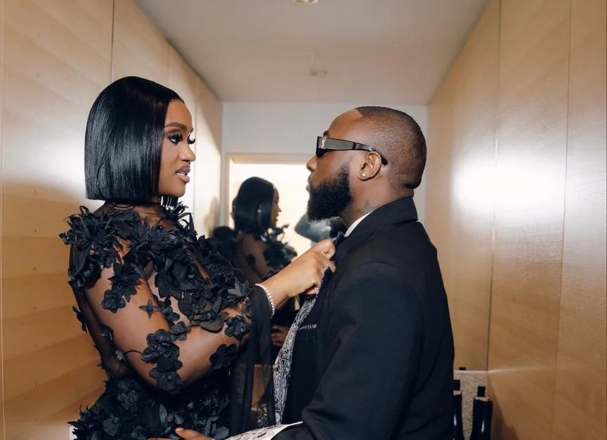 Davido and Chioma Adeleke discussing finances