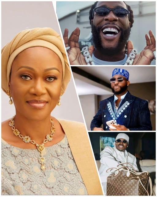 Burna Boy, Davido, and Asake's charity appeal shared on AfrobeatsGlobal