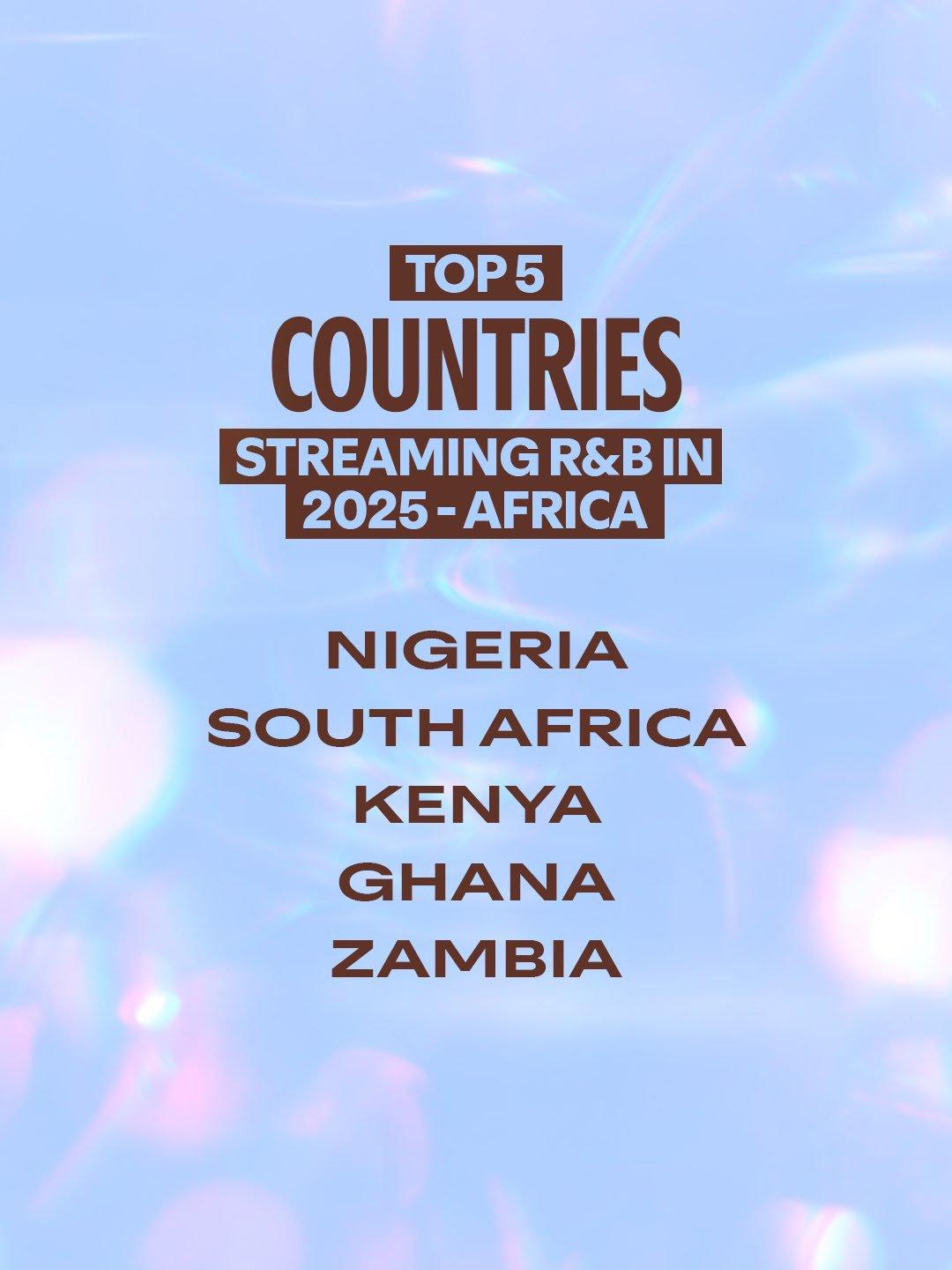 Nigerian Artists Dominate Spotify's R&B Chart in 2025