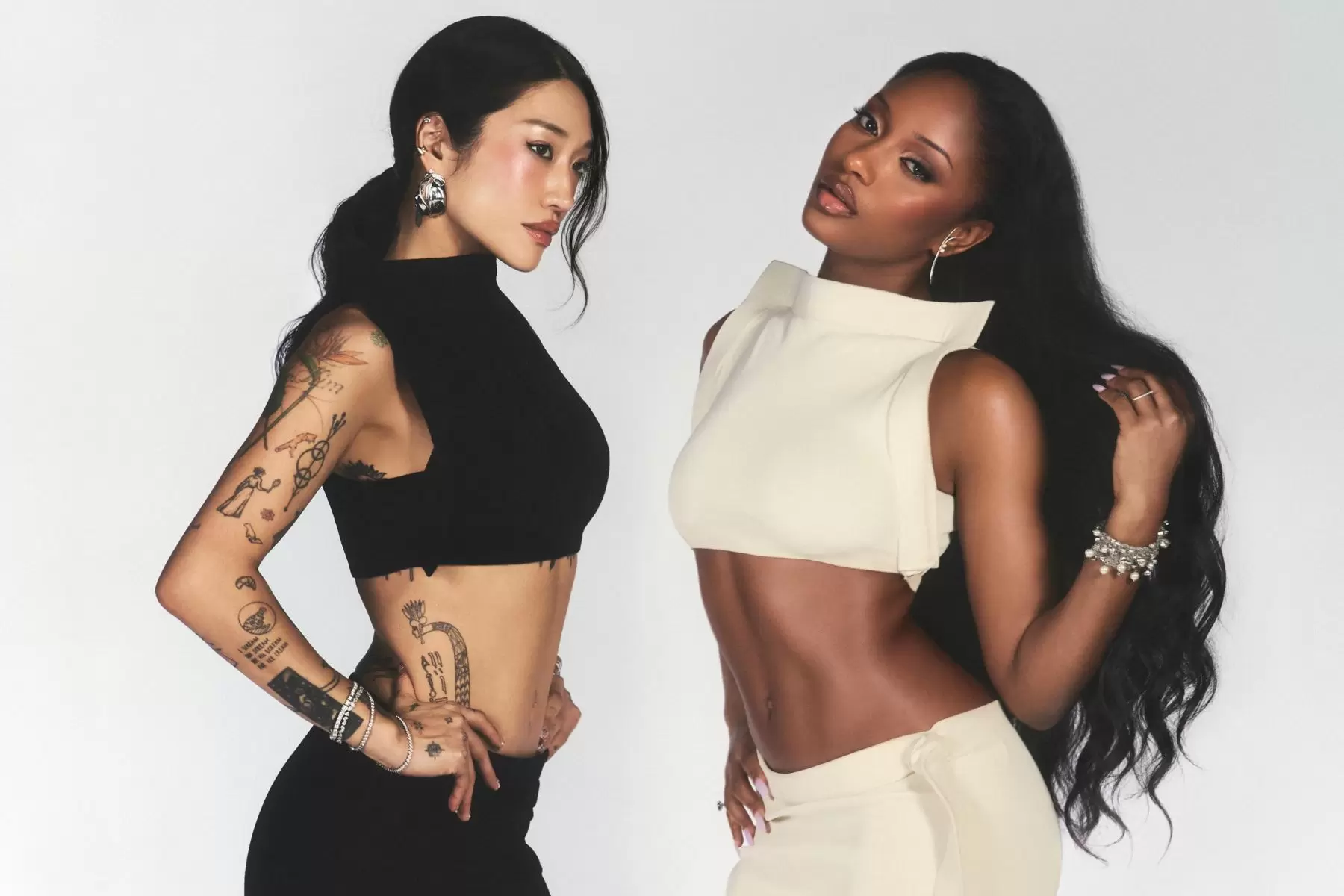 Peggy Gou and Ayra Starr together for the Wo man single music video 2026