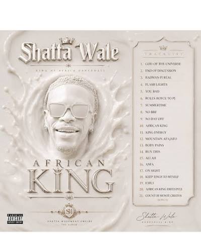 Shatta Wale African King album cover artwork 2026