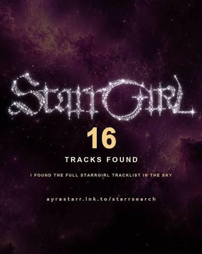 Ayra Starr Starrgirl album cover art in purple aesthetic