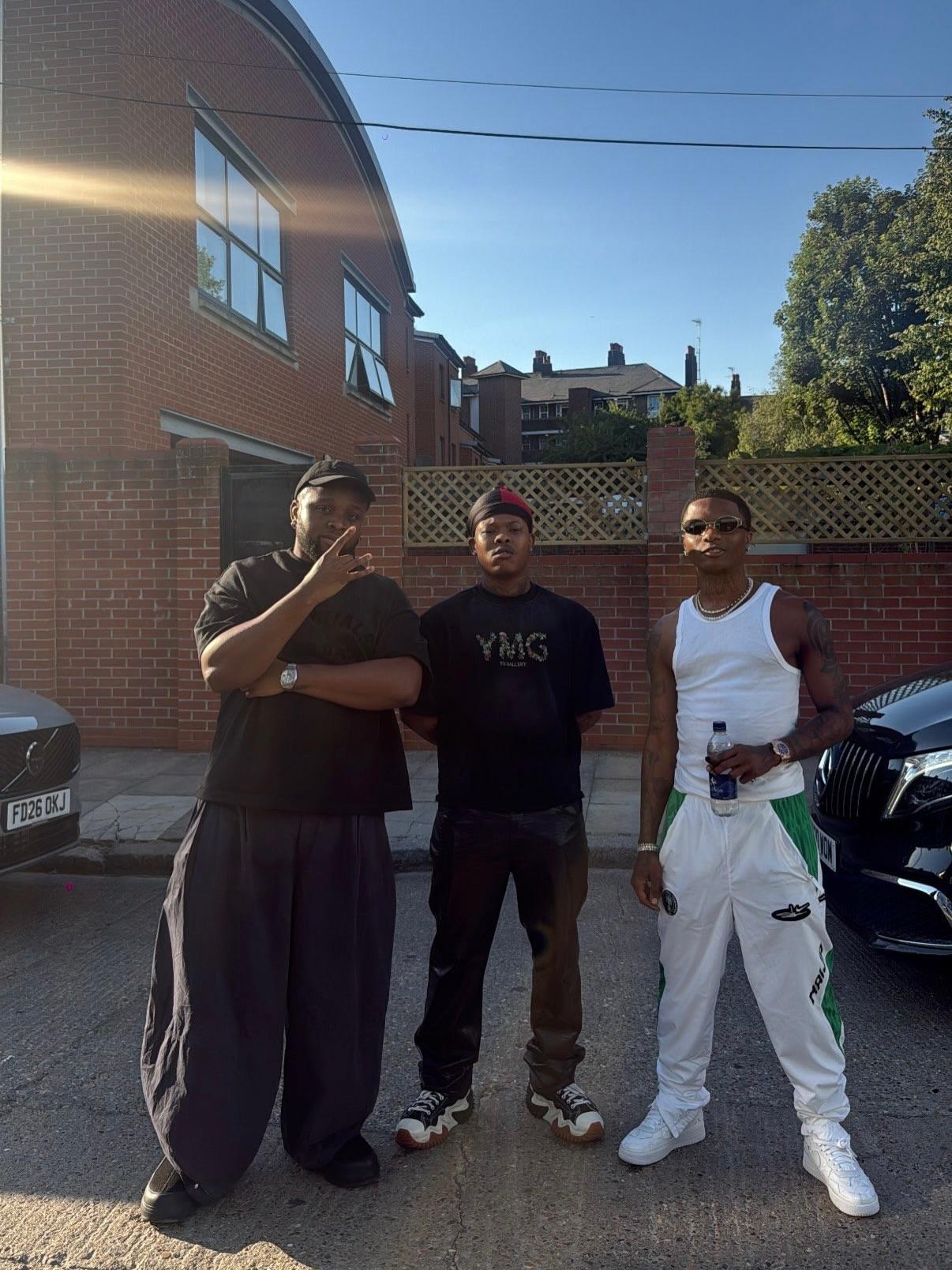 Wizkid, Nasty C, and Lekaa Beats Link Up In London