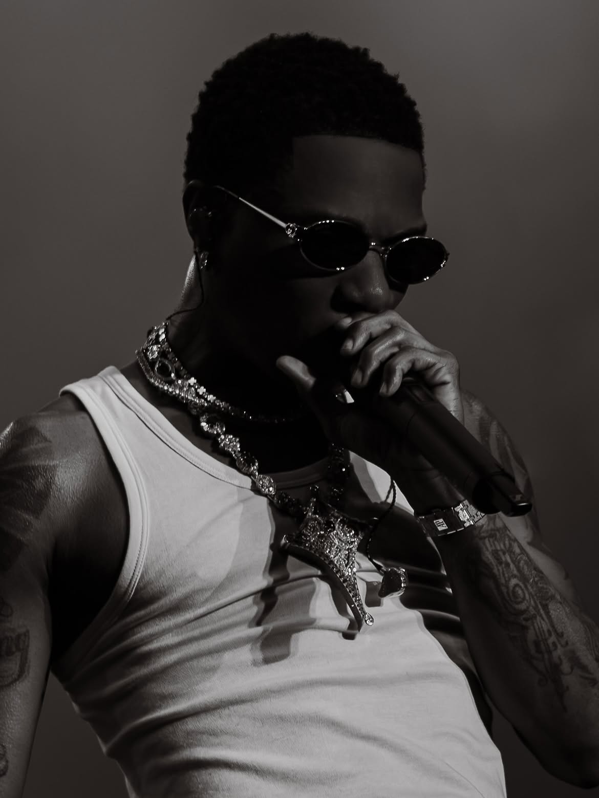 Wizkid on stage