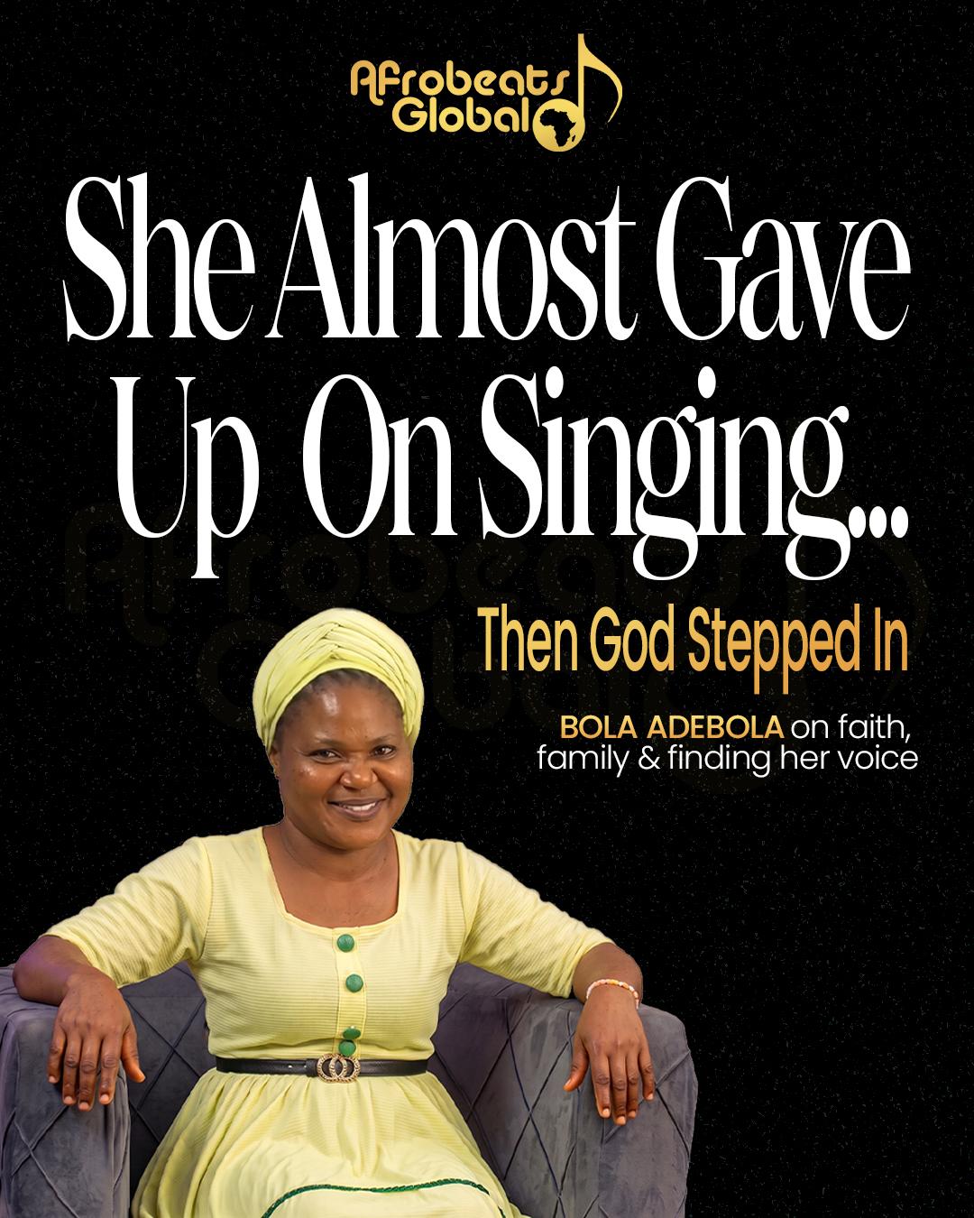 Bola Adebola Talks Faith, Music, and Her Upcoming Album on Afrobeats Global Artist Spotlight