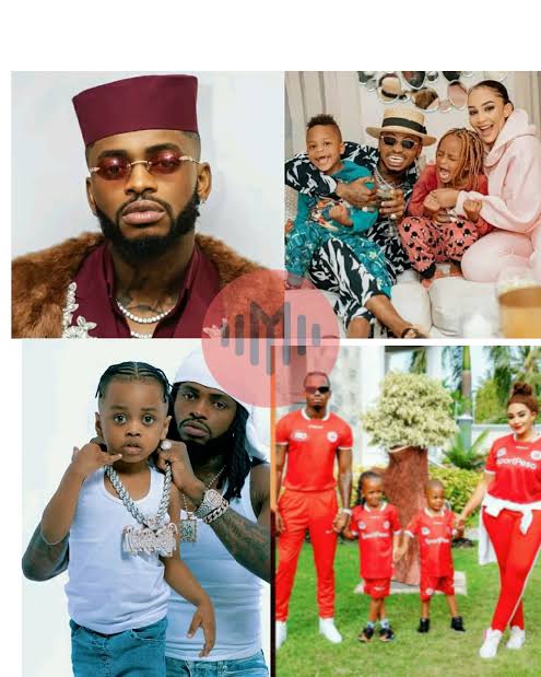 Diamond Platnumz's children Tiffah and Nillan smiling together in Tanzania