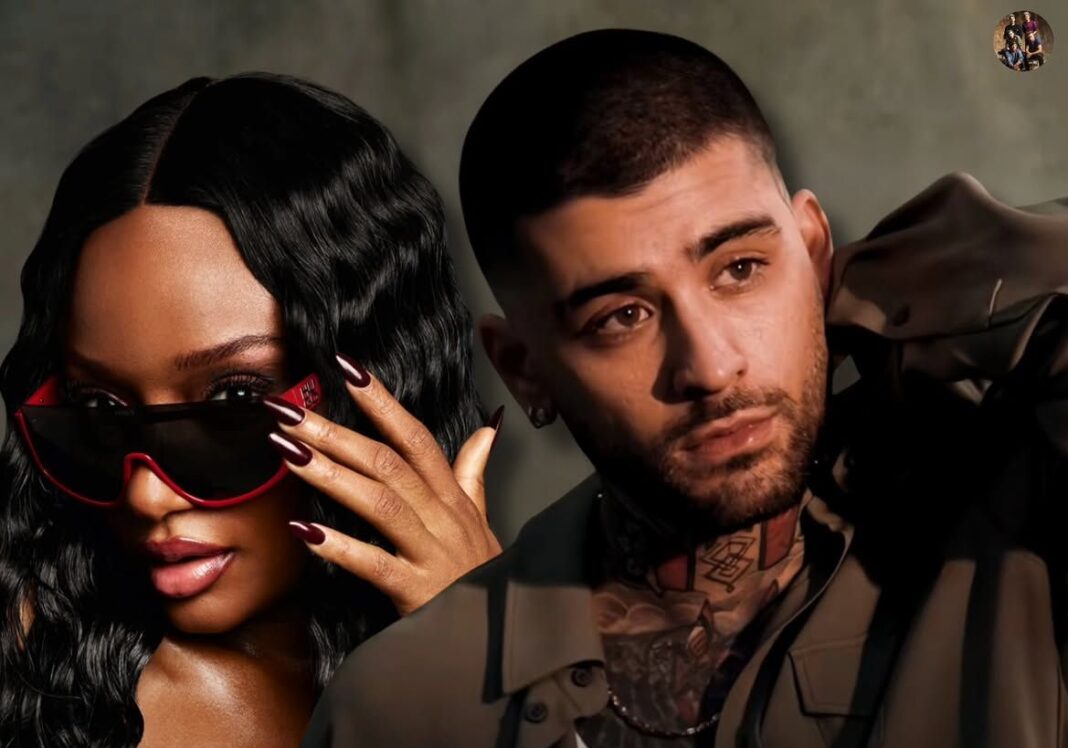 Ayra Starr and ZAYN in the Heaven Baby music video as the song tops the UK Afrobeats chart